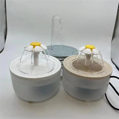 Automatic Filtered Water Fountain for Cats - 1200ml USB Electric Mute Drinking Bowl with Recirculation System