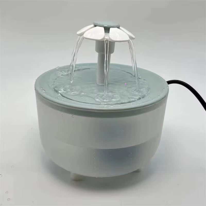 Automatic Filtered Water Fountain for Cats - 1200ml USB Electric Mute Drinking Bowl with Recirculation System