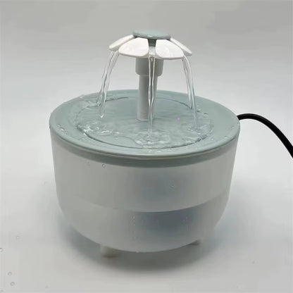 Automatic Filtered Water Fountain for Cats - 1200ml USB Electric Mute Drinking Bowl with Recirculation System